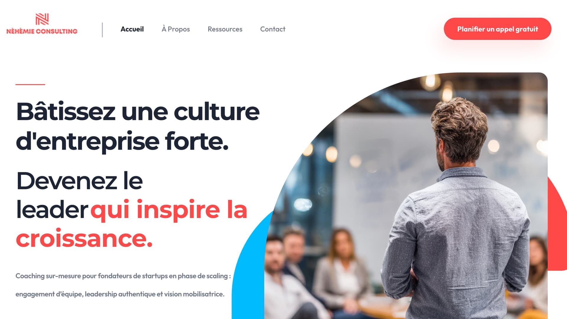 Néhémie Consulting - Coaching leadership pour fondateurs de startups
